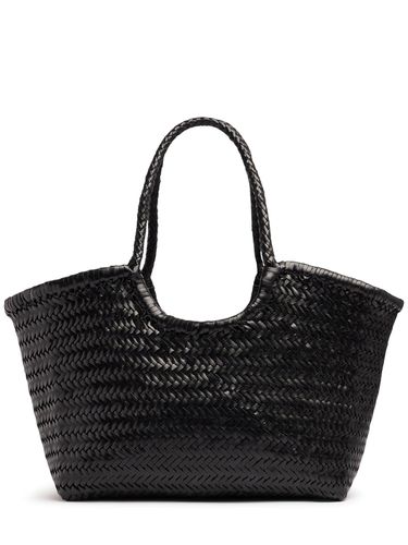 Big Nantucket Woven Leather Basket Bag - DRAGON DIFFUSION - Modalova