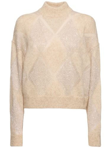 Pullover Aus Mohairmischung - BRUNELLO CUCINELLI - Modalova