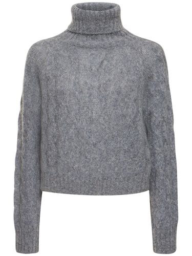 Cable Knit Wool & Mohair Sweater - BRUNELLO CUCINELLI - Modalova