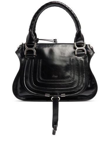 Marcie Shiny Leather Top Handle Bag - CHLOÉ - Modalova