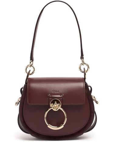 Tess Shiny Leather & Suede Bag - CHLOÉ - Modalova