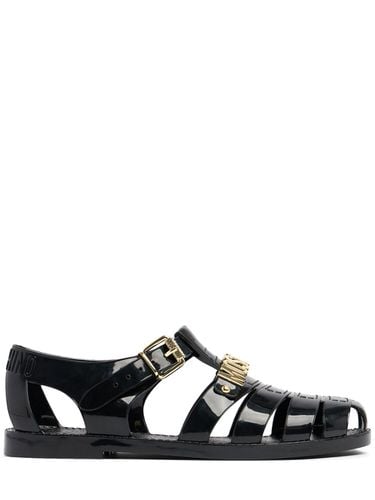 Mm Jelly Pvc Fisherman Sandals - MOSCHINO - Modalova