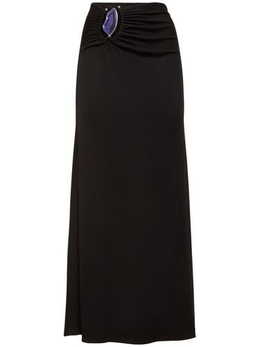 Moodstone Ruched Long Skirt - CHRISTOPHER ESBER - Modalova