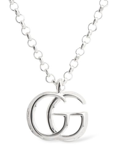 Gg Marmont Silver Necklace - GUCCI - Modalova