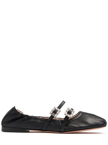 Mm Mini Strap Leather Ballerina Flats - ROGER VIVIER - Modalova