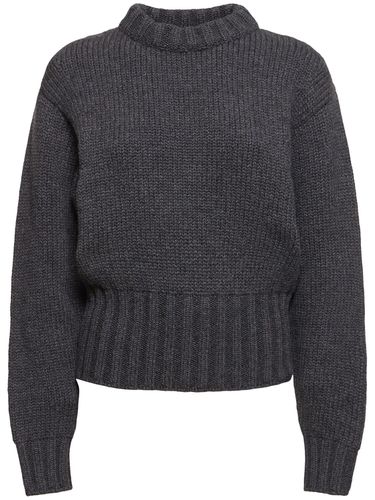 Wool Blend Knit Sweater - ALEXANDER MCQUEEN - Modalova