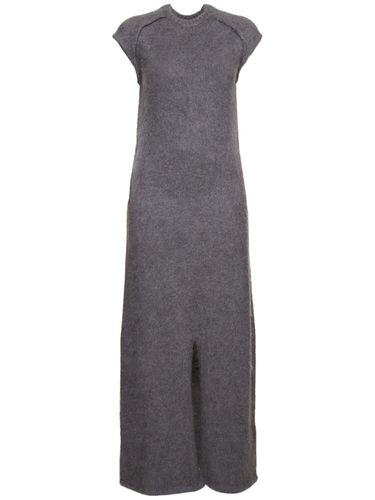 Boiled Wool Brushed Knit Long Dress - JIL SANDER - Modalova