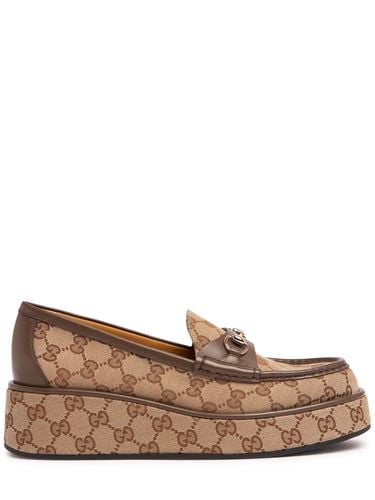 Ilde Canvas Loafers - GUCCI - Modalova