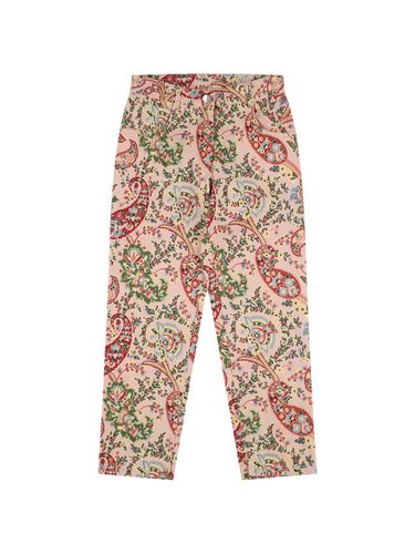 Pantalones De Algodón Stretch Estampados - ETRO - Modalova