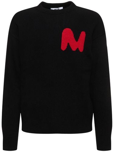 The Mwave Intarsia Knit Sweater - MSGM - Modalova