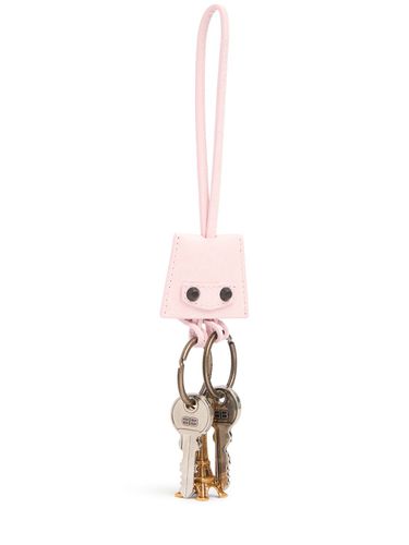 Le City Leather Charm Key Holder - BALENCIAGA - Modalova