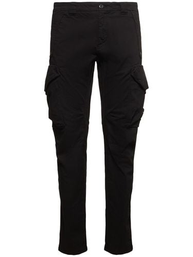 Stretch Cotton Lens Cargo Pants - C.P. COMPANY - Modalova