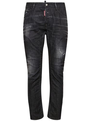 Tidy Biker Cotton Denim Jeans - DSQUARED2 - Modalova