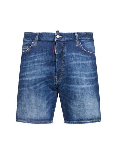 Cm Shorts Aus Denim "marine" - DSQUARED2 - Modalova