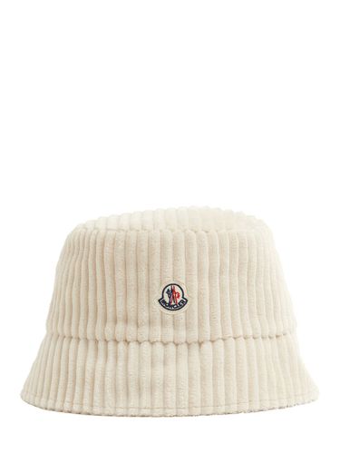 Corduroy Bucket Hat - MONCLER - Modalova