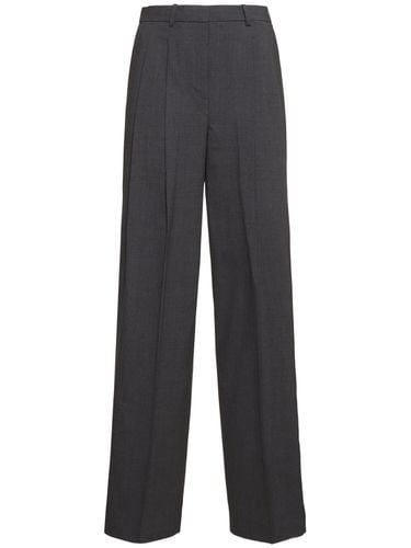 Pleated Wool Blend Pants - THEORY - Modalova