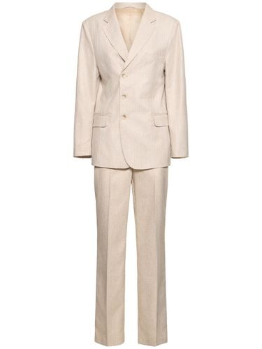 Wrap Linen Blend Suit - BETTTER - Modalova