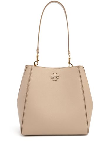 Mcgraw Leather Bucket Bag - TORY BURCH - Modalova