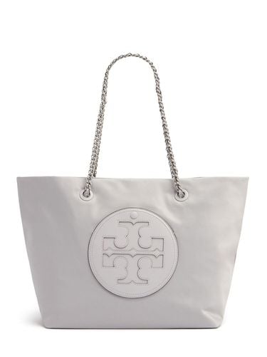 Bolso Tote Ella Chain De Nylon - TORY BURCH - Modalova