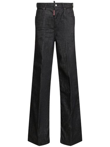 Traveller Mid Rise Denim Wide Jeans - DSQUARED2 - Modalova