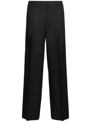 Wool & Mohair Pleated Pants - LARDINI - Modalova