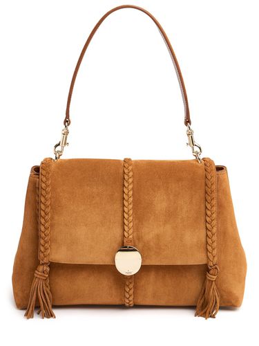 Penelope Suede Shoulder Bag - CHLOÉ - Modalova