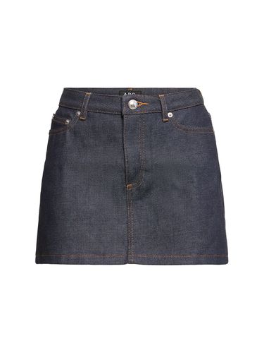 Cotton Denim Mini Skirt - A.P.C. - Modalova