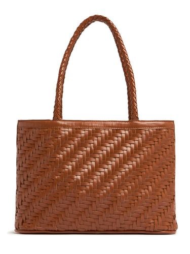 Ella Handwoven Leather Shoulder Bag - BEMBIEN - Modalova