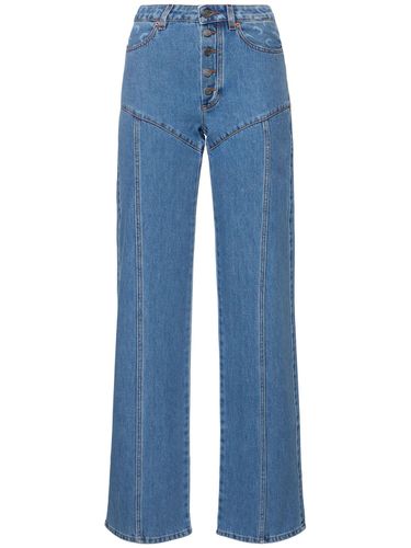 Moon Laser High Rise Flared Jeans - MARINE SERRE - Modalova