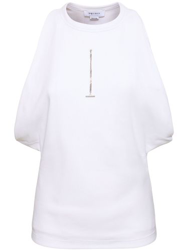 Ribbed Cotton Top - ALEXANDER MCQUEEN - Modalova