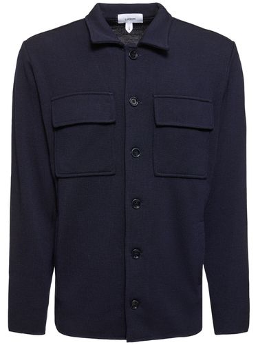 Wool Shirt Jacket - LARDINI - Modalova