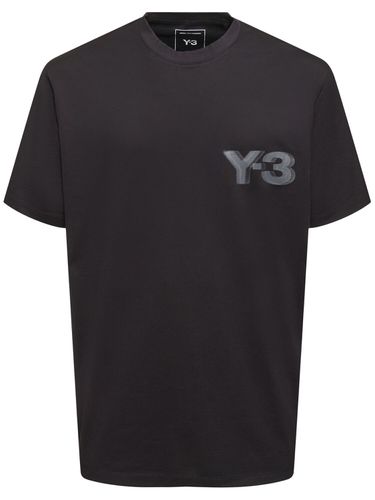 Logo Cotton Short-sleeved T-shirt - Y-3 - Modalova