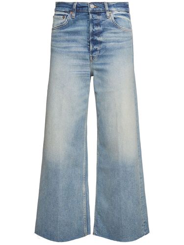 High Rise Wide Leg Cropped Jeans - RE/DONE - Modalova