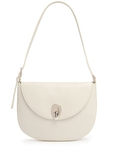 The Small Tondo Smooth Leather Hobo Bag - SAVETTE - Modalova