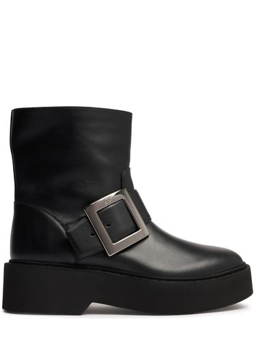 Mm Viv Rangers Leather Ankle Boots - ROGER VIVIER - Modalova