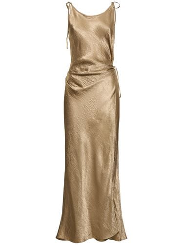 Dayla Satin Midi Dress - ACNE STUDIOS - Modalova