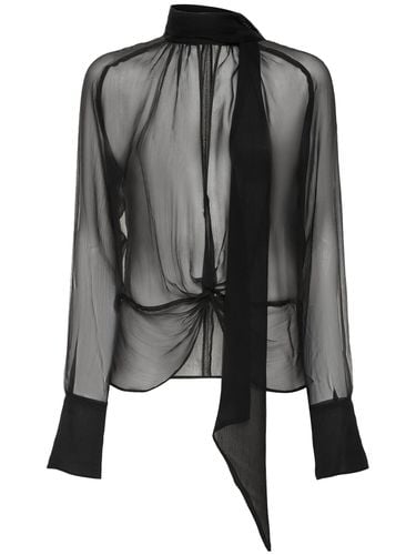 Silk Shirt W/scarf - NINA RICCI - Modalova