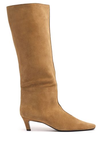 Mm The Wide Shaft Suede Boots - TOTEME - Modalova