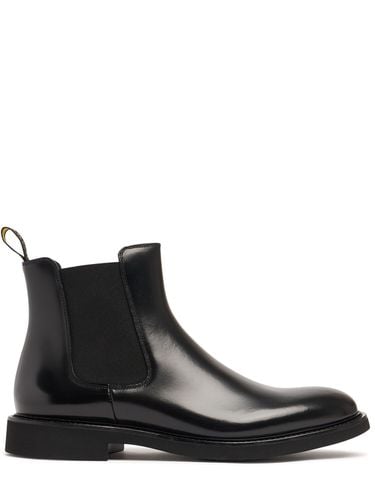 Glossy Leather Beatle Boots - DOUCAL'S - Modalova