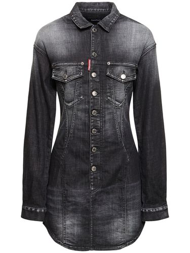 Vestito Camicia In Denim - DSQUARED2 - Modalova