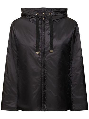 Greenh Padded Tech Puffer Jacket W/ Hood - MAX MARA - Modalova