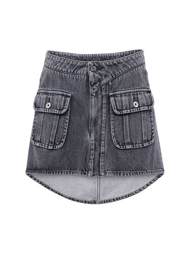 Patch Pocket Denim Mini Skirt - JW ANDERSON - Modalova