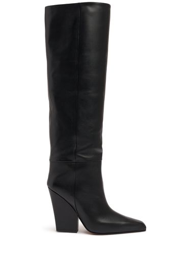 Mm Jane Leather Tall Boots - PARIS TEXAS - Modalova