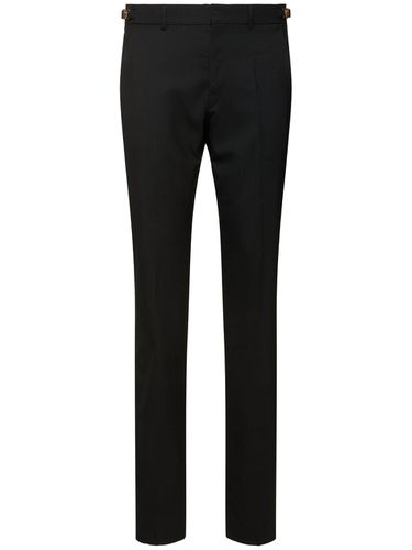 Formal Wool Pants - VERSACE - Modalova