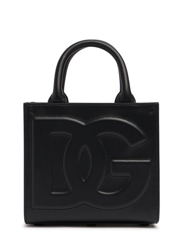 Small Dg Daily Leather Top Handle Bag - DOLCE & GABBANA - Modalova