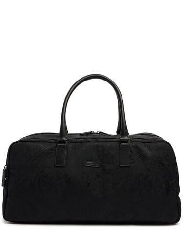 Barocco Nylon Gym Bag - VERSACE - Modalova