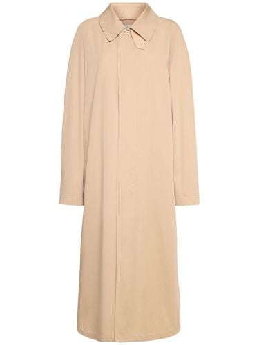 Compact Cotton Twill Trench Overcoat - LEMAIRE - Modalova