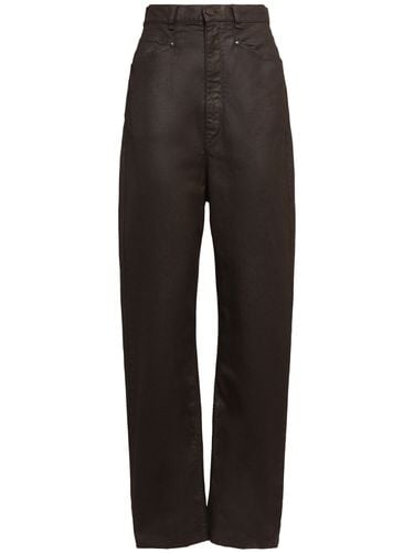 Shiny Coated Dropped Crotch Pants - LEMAIRE - Modalova