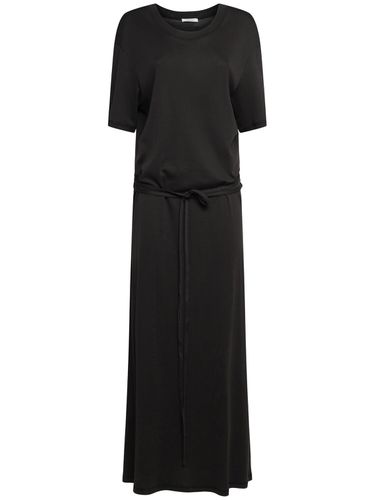 Belted Rib Jersey T-shirt Dress - LEMAIRE - Modalova