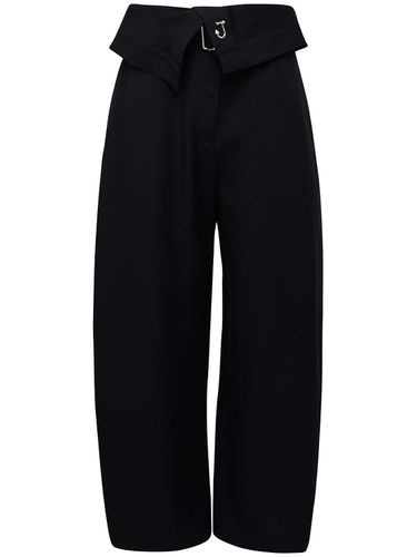 Tailored Fold Over Wide Leg Pants - JW ANDERSON - Modalova